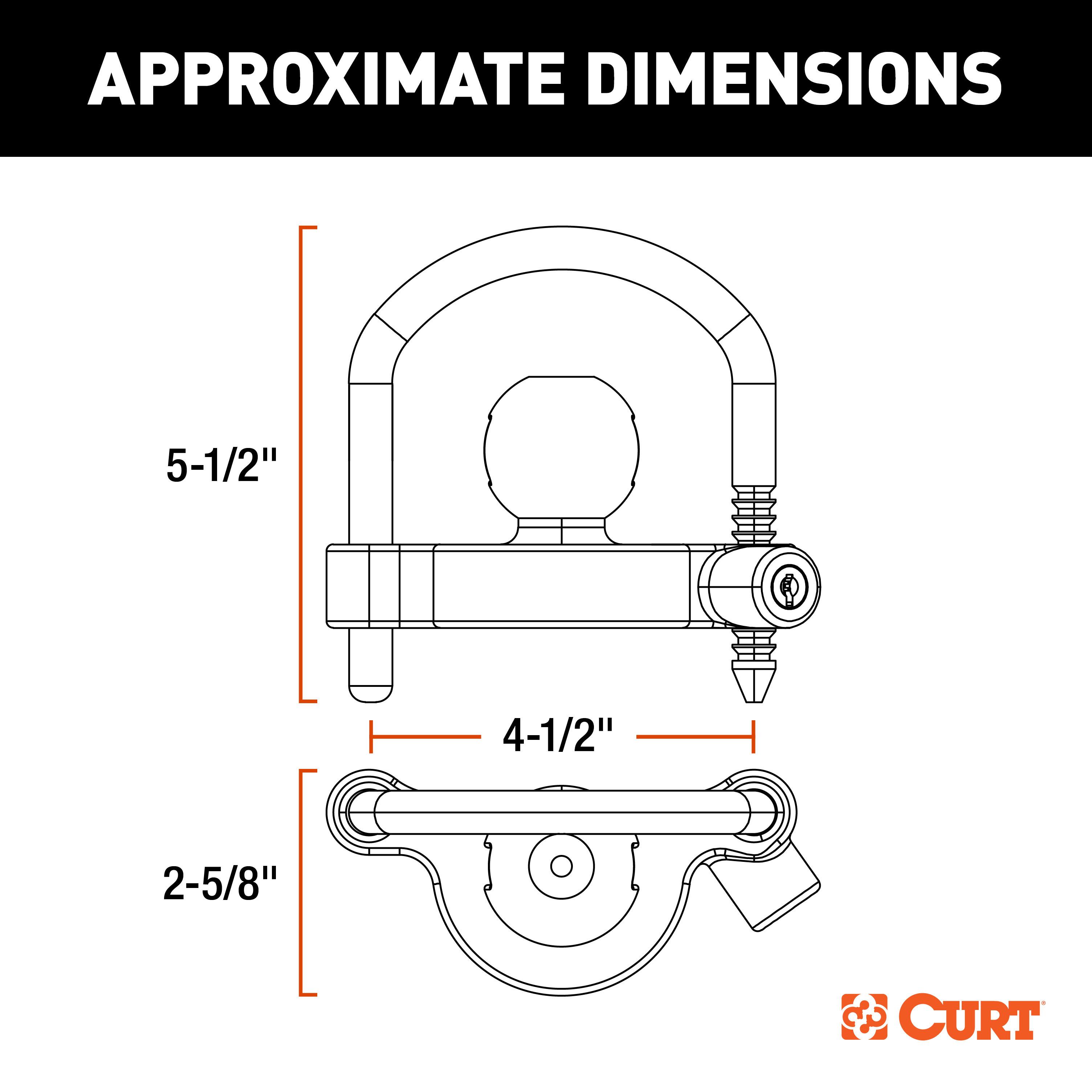 Universal Trailer Coupler Lock, Keyed Alike | #CUR23090-KA | Couplers